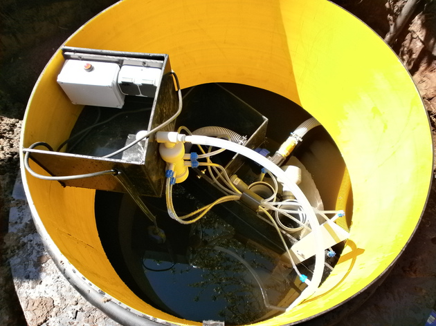 Установления устройств для биологической отчистки сточных вод